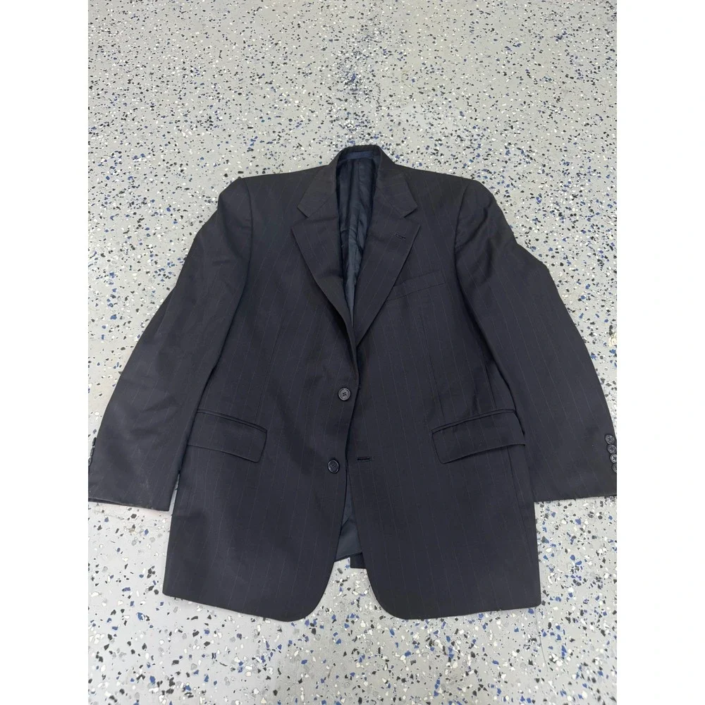Burberry London Pinstripe Blazer Mens 42S Peter's Clothiers‎ Kansas City